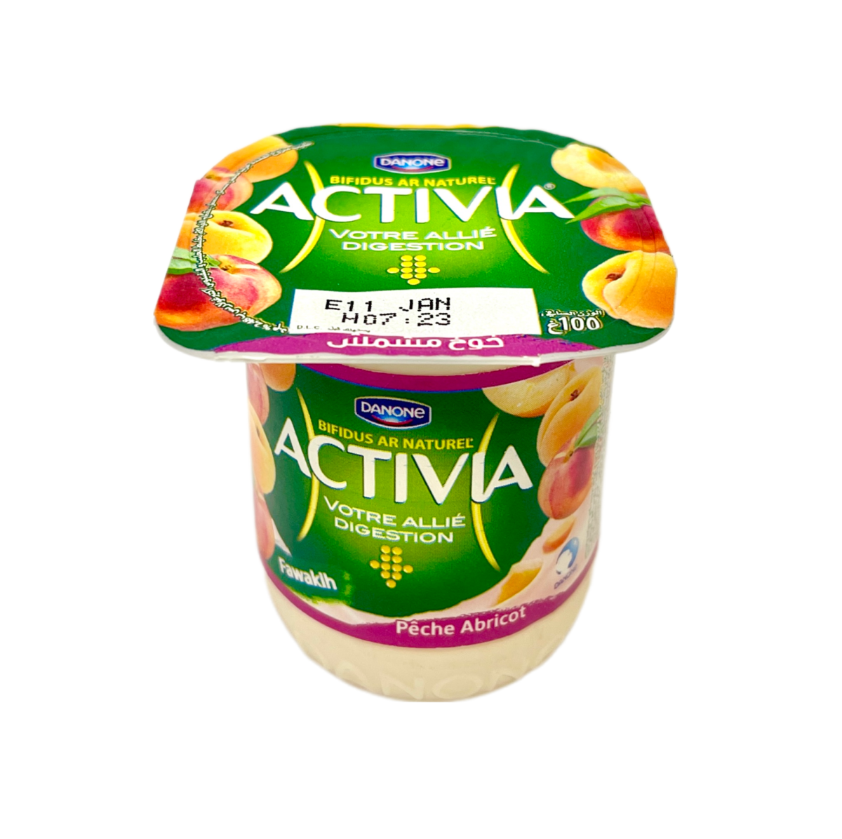 yaourt Danone Activia Peche Abricot