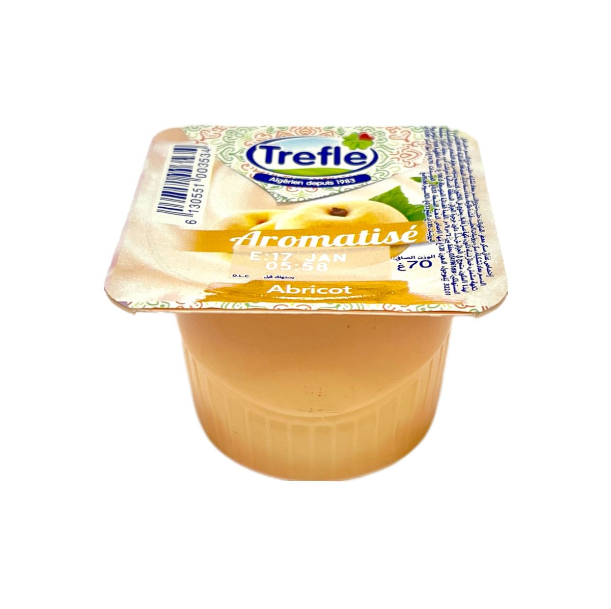 Yaourt Trefle Aromatise Abricot 70g